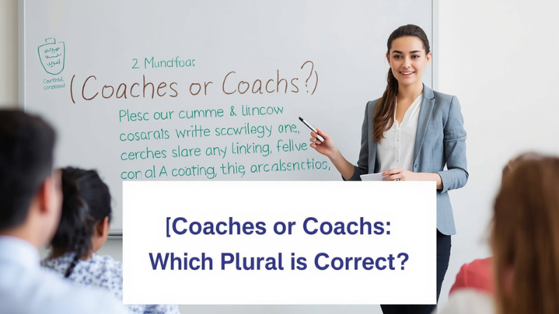 Coaches or Coachs
