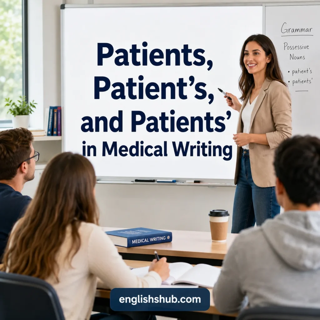 Patients, Patient’s, and Patients’ in Medical Writing
