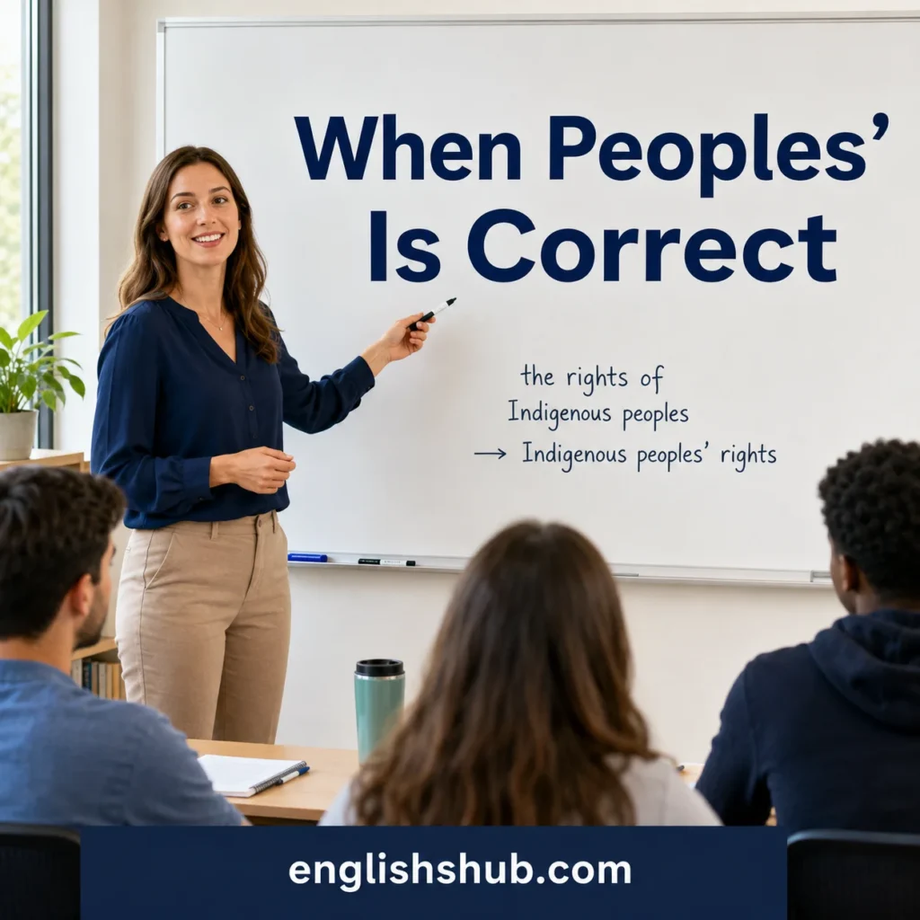 When to Use Peoples