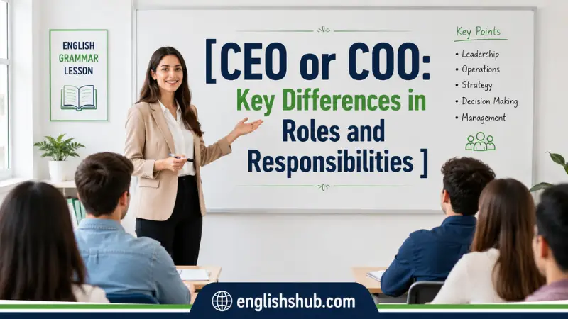CEO or COO