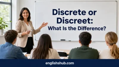 Discrete or Discreet