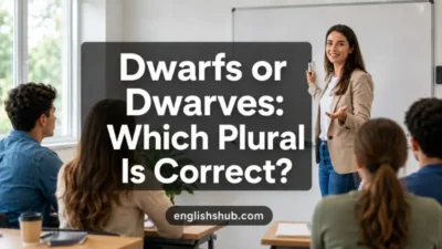 Dwarfs or Dwarves