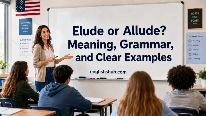 Elude or Allude