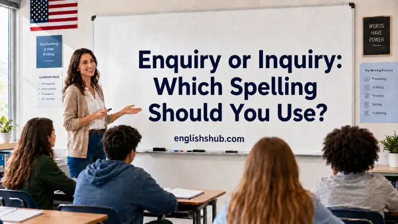 Enquiry or Inquiry