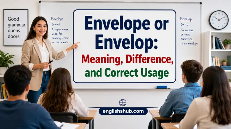 Envelope or Envelop