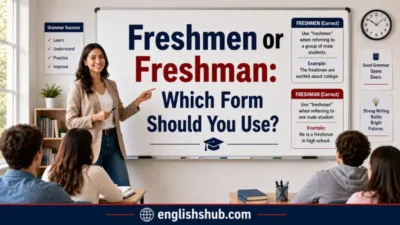 Freshmen or Freshman