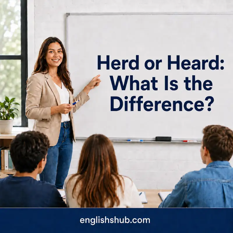 Herd or Heard: What Is the Difference?