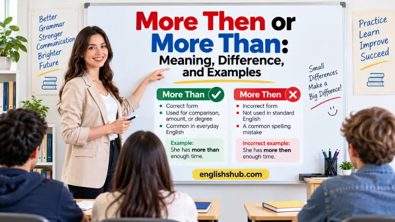 More Then or More Than