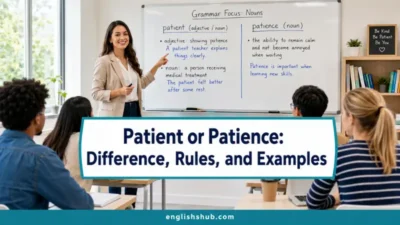 Patient or Patience