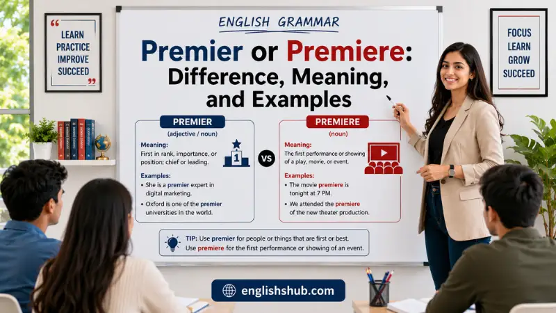 Premier or Premiere
