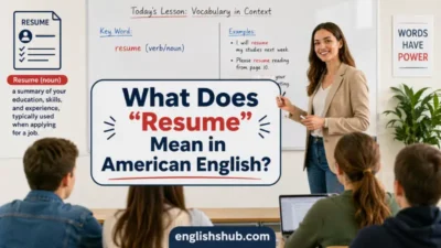 Resume or CV