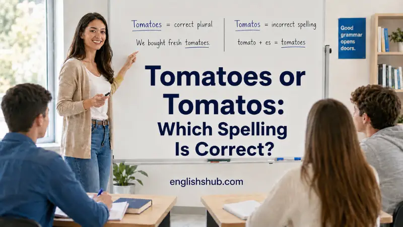 Tomatoes or Tomatos