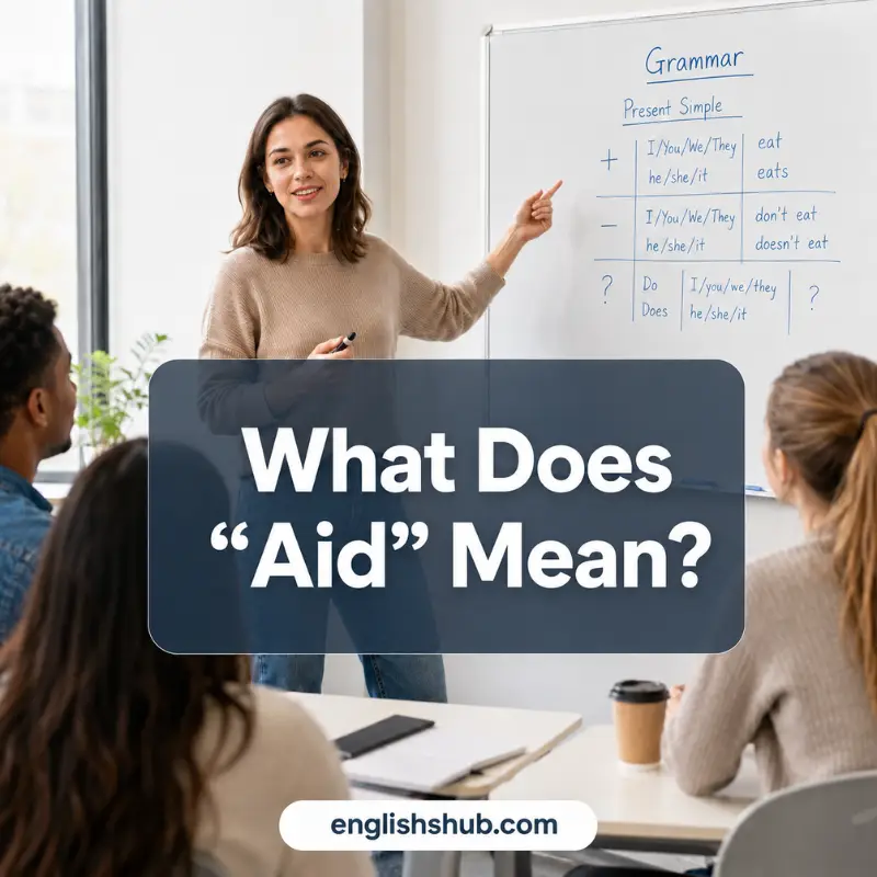 What Does “Aid” Mean?