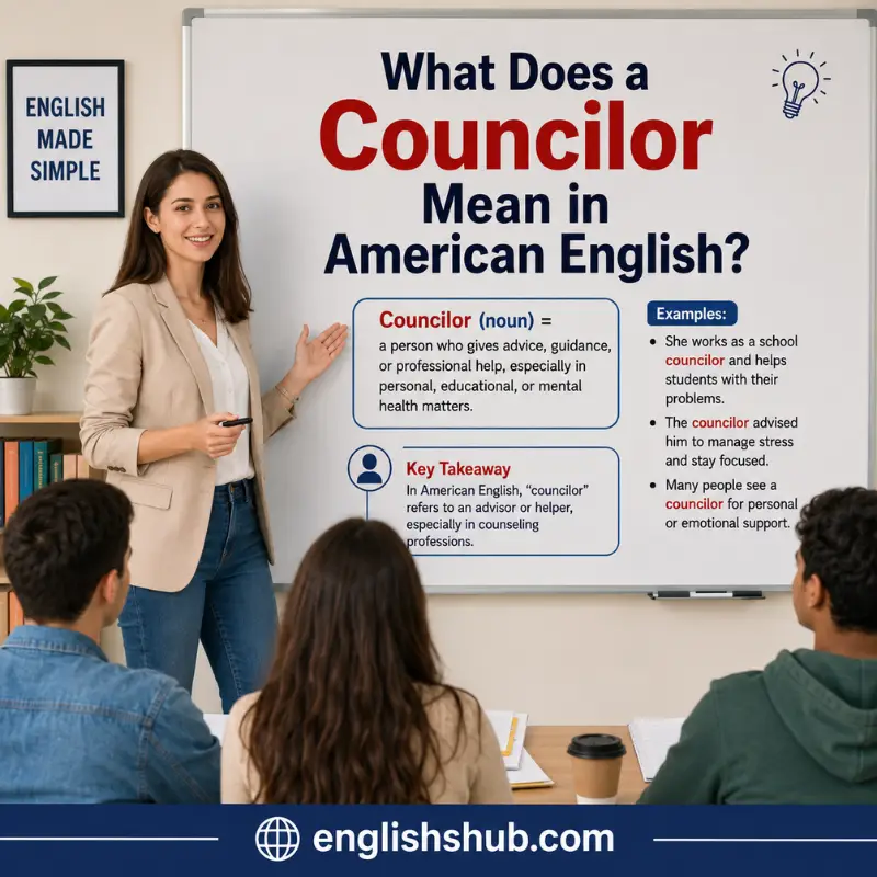 What Does a Councilor Mean in American English?