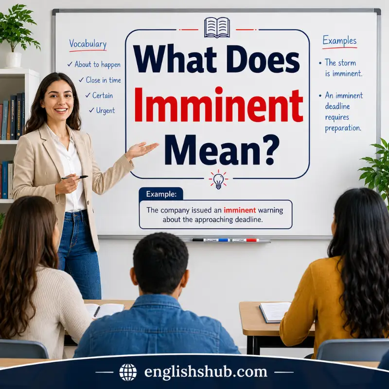 What Does Imminent Mean?
