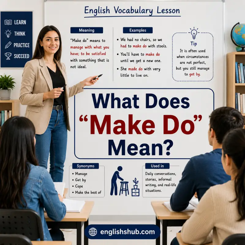 What Does “Make Do” Mean?