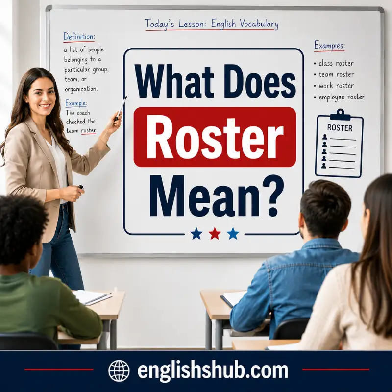 What Does Roster Mean?