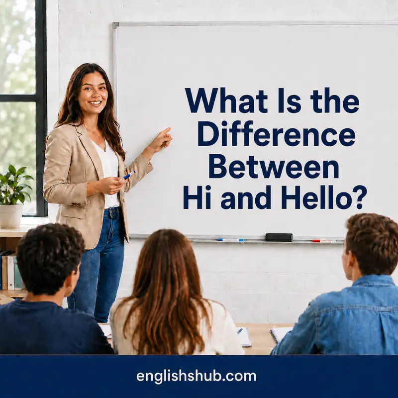 What Is the Difference Between Hi and Hello?