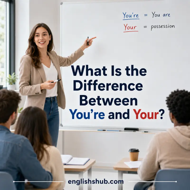 What Is the Difference Between You’re and Your?