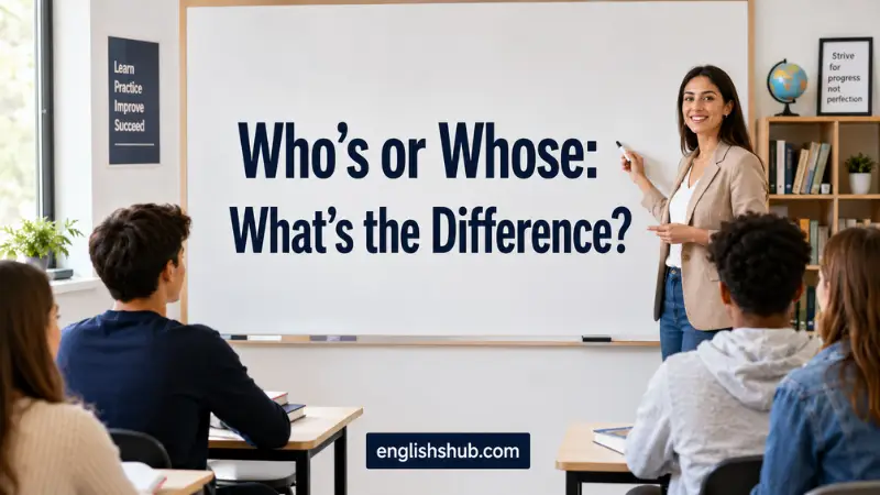 Who’s or Whose