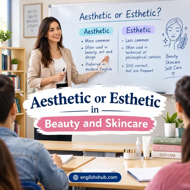 Aesthetic or Esthetic in Beauty and Skincare