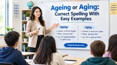 Ageing or Aging