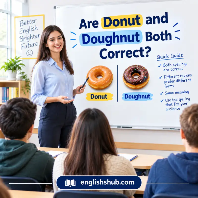 Are Donut and Doughnut Both Correct?