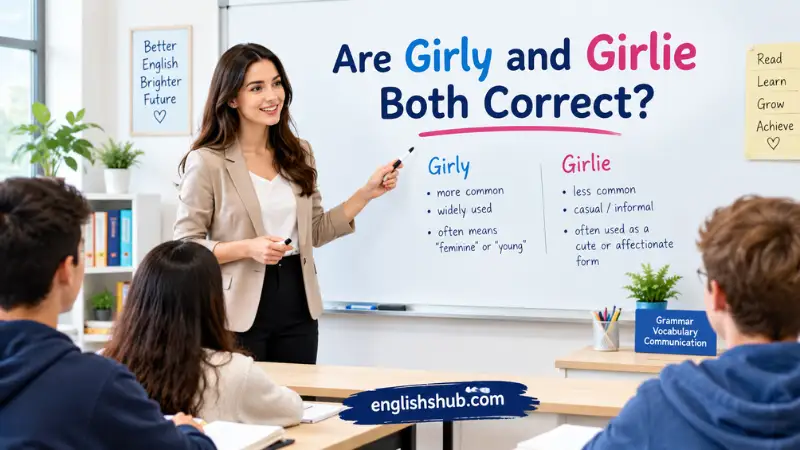 Are Girly and Girlie Both Correct?
