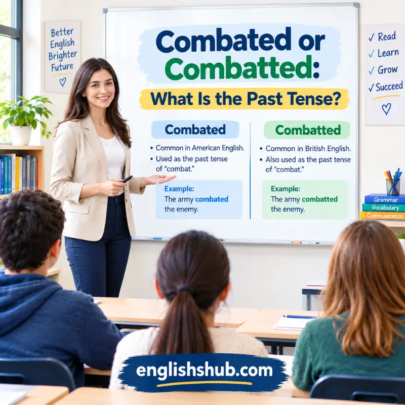 Combated or Combatted: What Is the Past Tense?