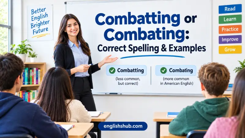 combatting or combating