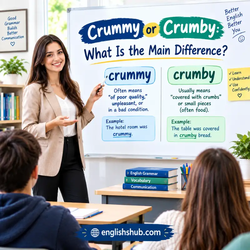 Crummy or Crumby: What Is the Main Difference?
