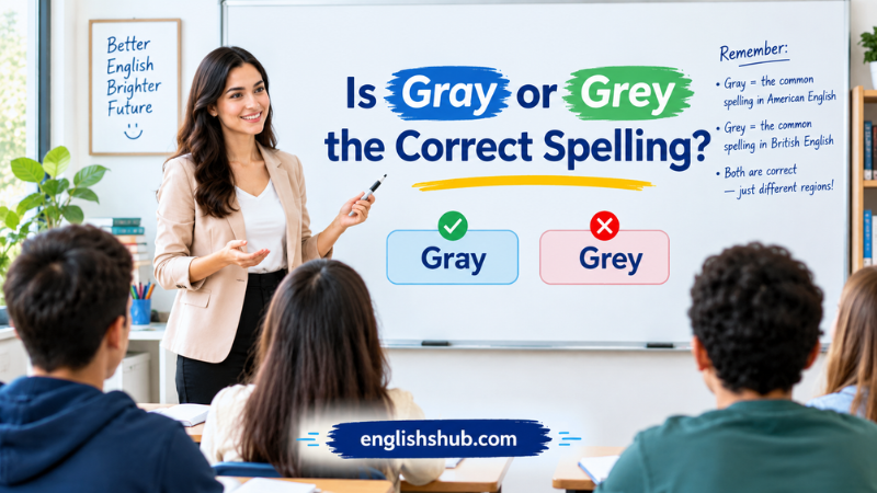 Is Gray or Grey the Correct Spelling?