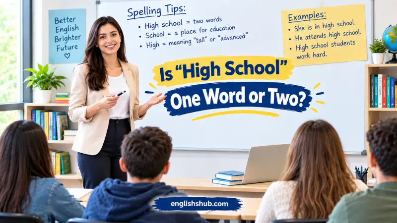 Is “High School” One Word or Two?