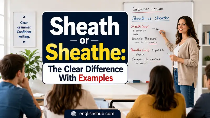 Sheath or Sheathe