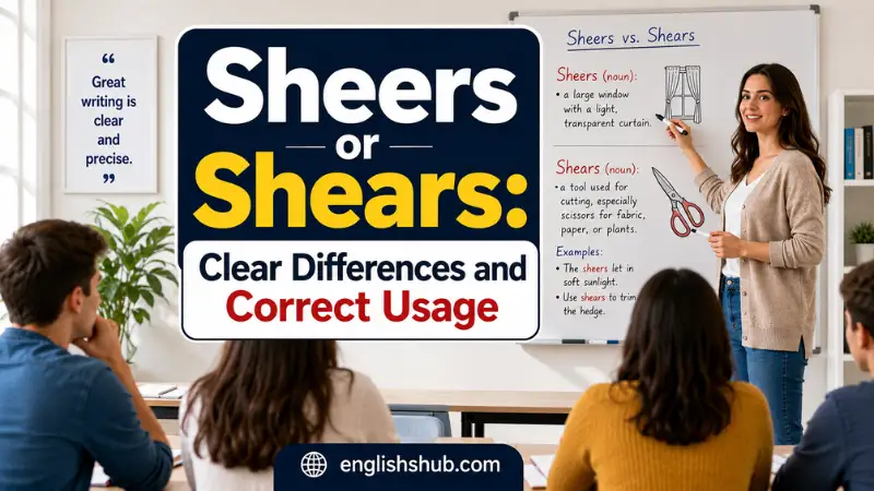 Sheers or Shears