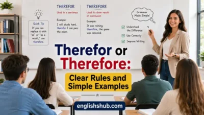 Therefor or Therefore