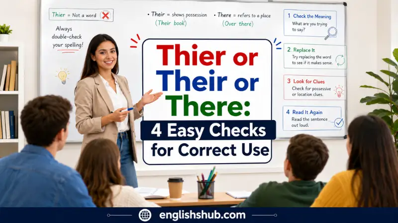 Thier or Their or There