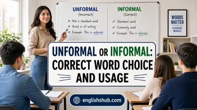 Unformal or Informal