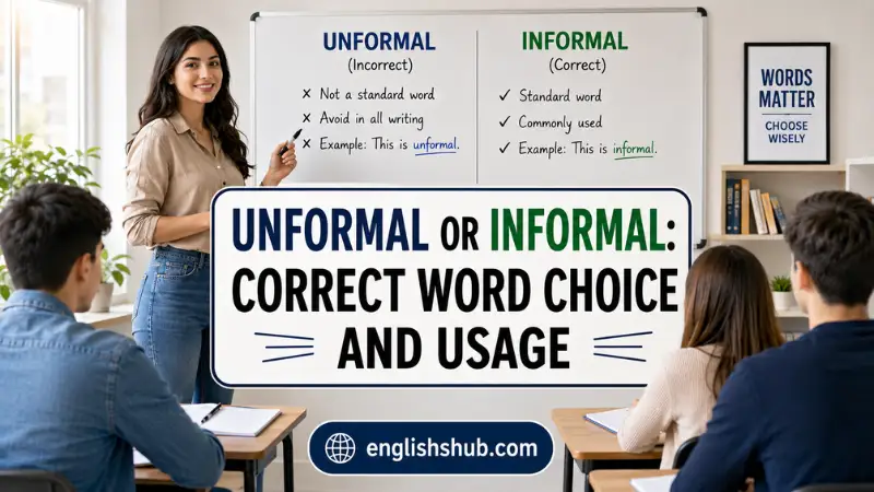 Unformal or Informal