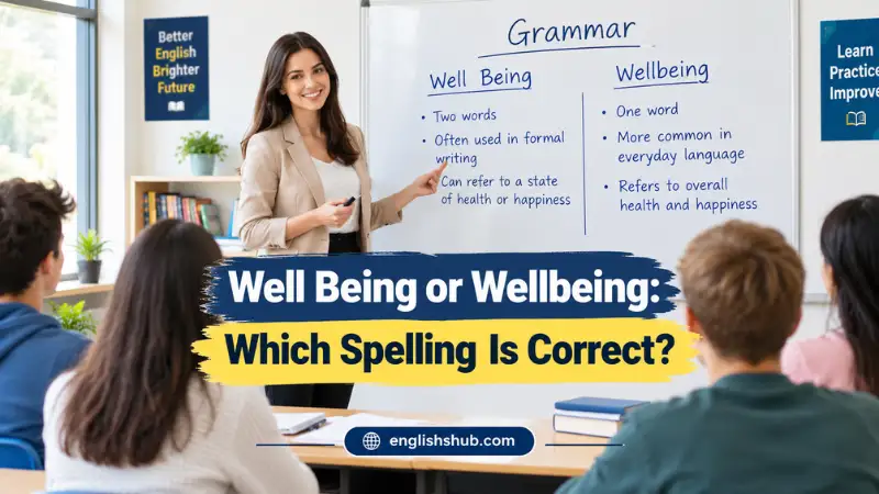 Well Being or Wellbeing