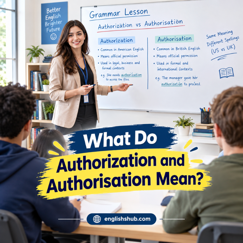 What Do Authorization and Authorisation Mean?