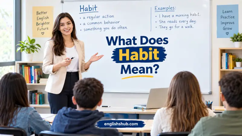 What Does Habit Mean?