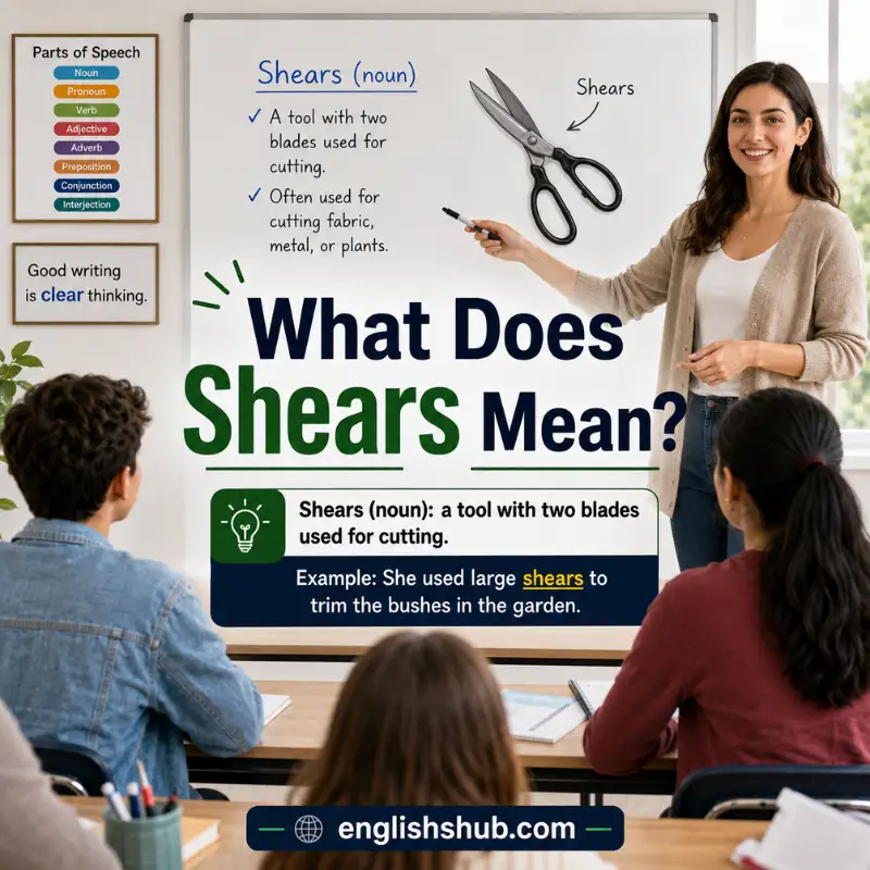 What Does Shears Mean?