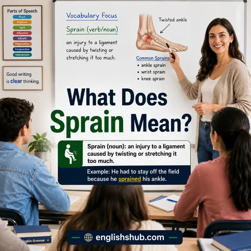 What Does Sprain Mean?
