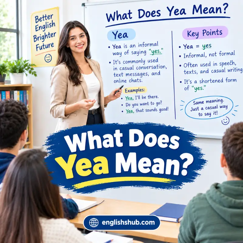 What Does Yea Mean?