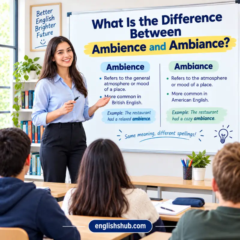 What Is the Difference Between Ambience and Ambiance?