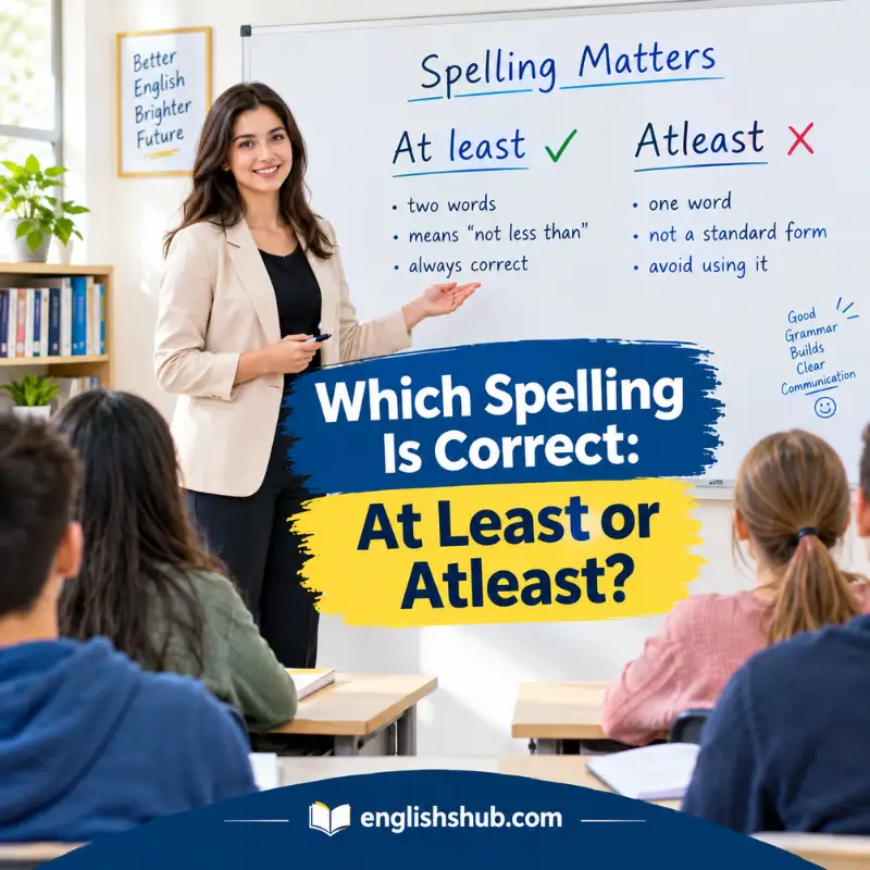 which-spelling-is-correct-at-least-or-atleast