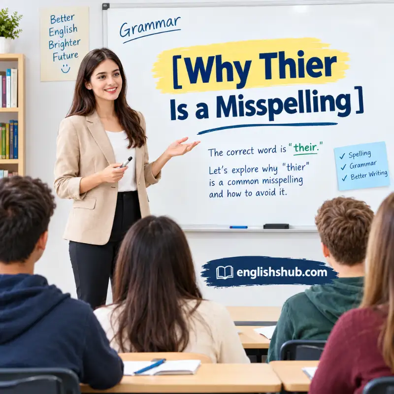 Why Thier Is a Misspelling